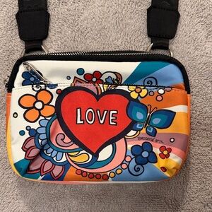 Brighton Love Print Crossbody Bag